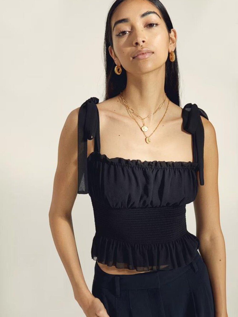 ARITZIA Women's Wilfred Ballad Camisole Size S in Black